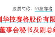 兴化华控赛格董事长、董秘、副总经理三高管同日辞职